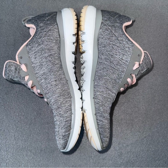 Skechers Air Cooled Memory Foam Women's Gray and Pink Sneakers size 7 - Picture 5 of 11